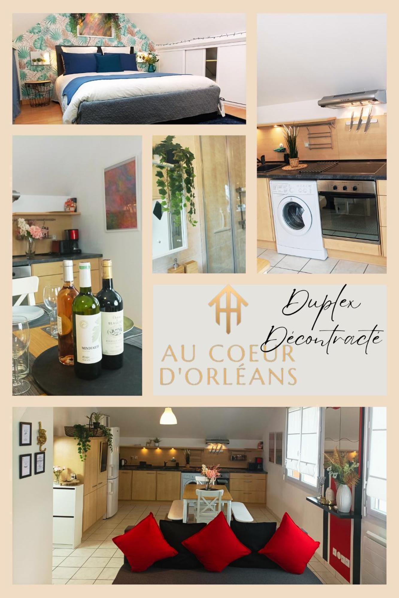 Le Duplex Decontracte Lägenhet Fleury-les-Aubrais Exteriör bild